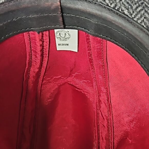 Men's Herringbone Fedora size Medium - Picture 7 of 10